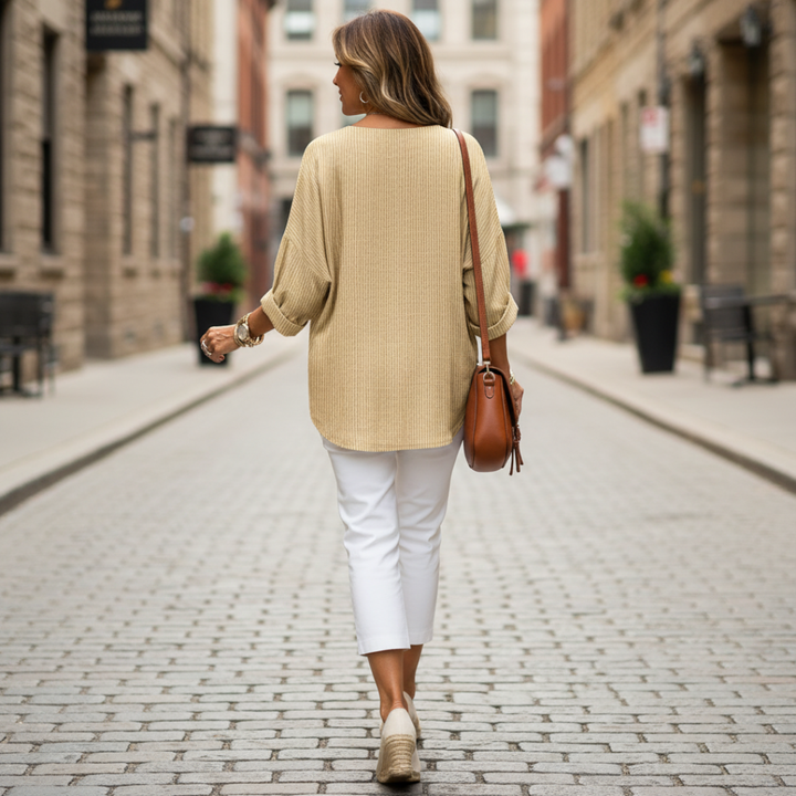 Rhea | Classic Striped Blouse