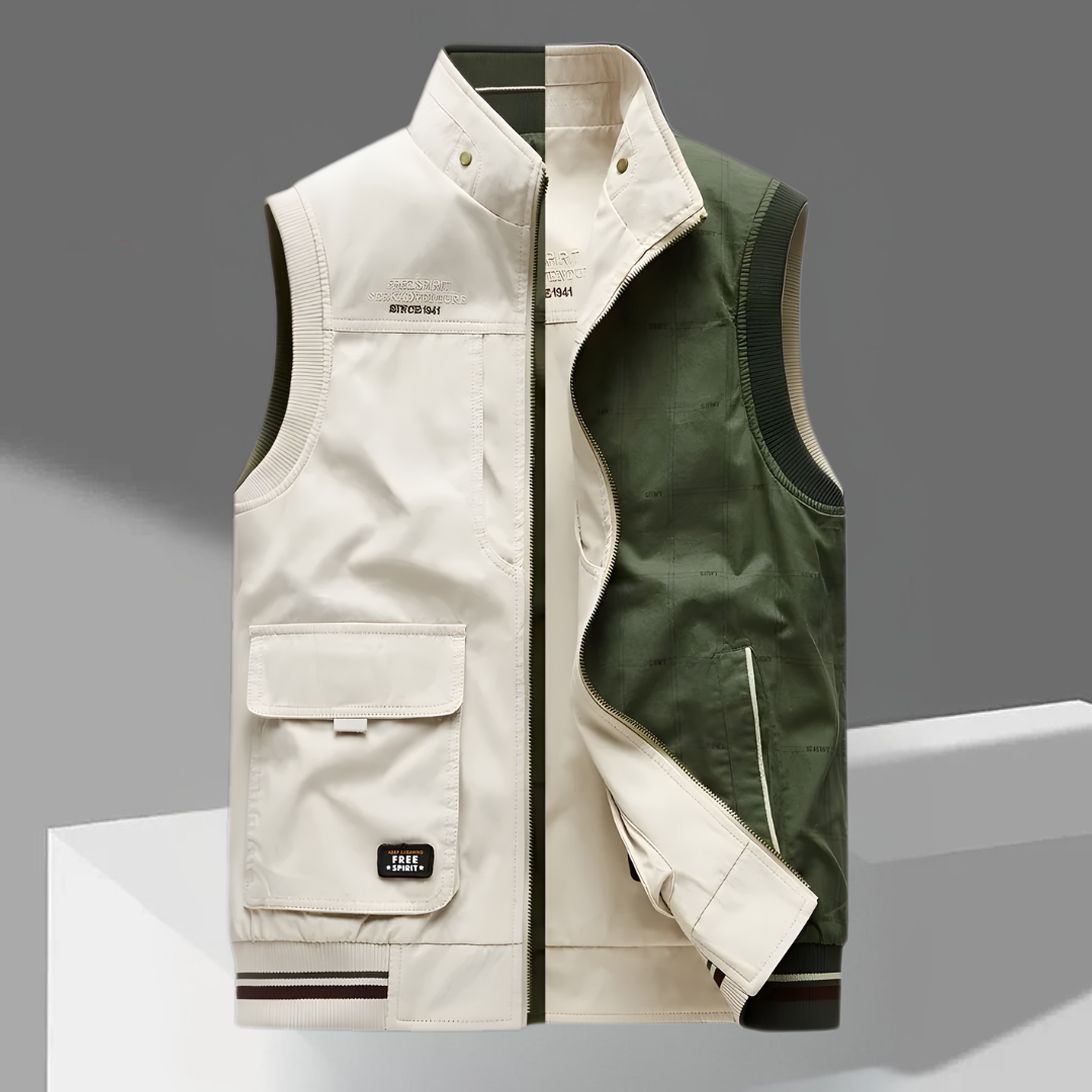 David | Reversible Multi-Pocket Utility Vest