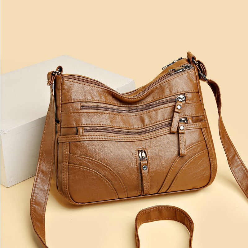 Casual Vintage Bag - Durable Shoulder or Crossbody Bag