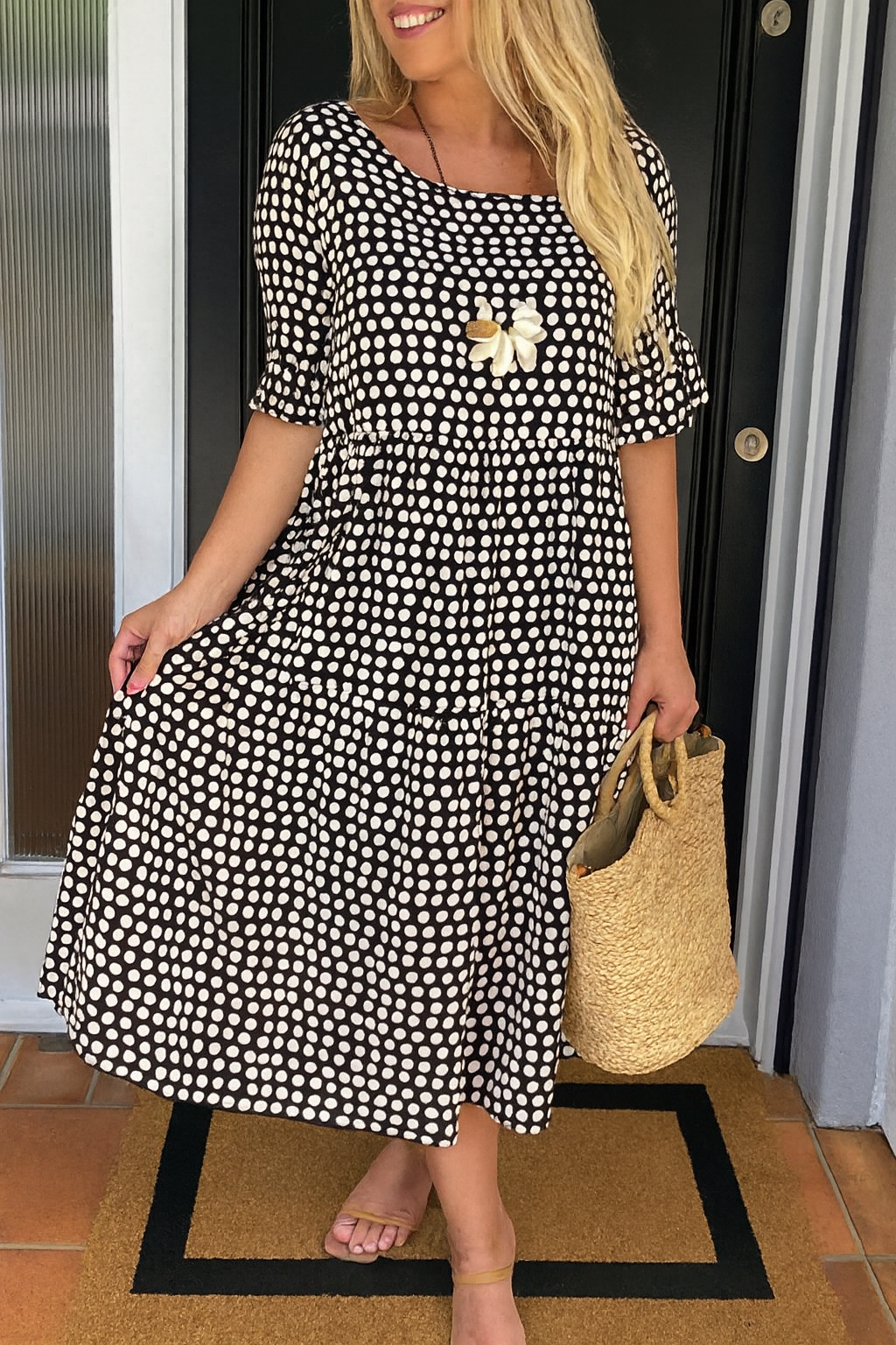 Iris | Tiered Midi Dress | Sizes S to 4XL