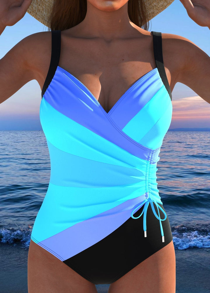 Serena | Wrap-Front Swimsuit | Sizes S to 3XL