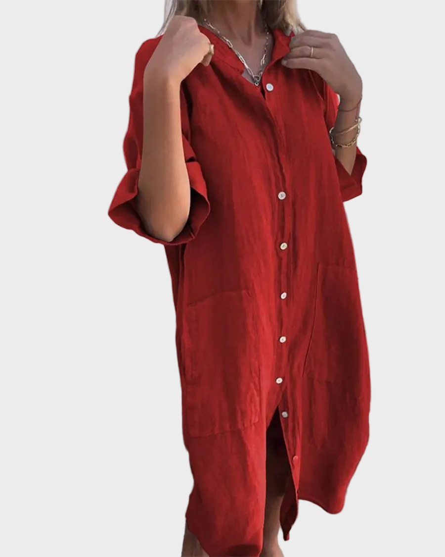 Valerie™ | Boho Shirt Dress