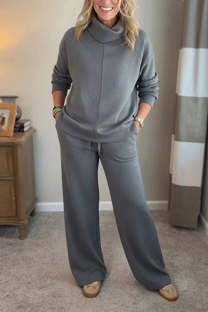 Colleen™ | Casual Turtle-neck 2 Piece