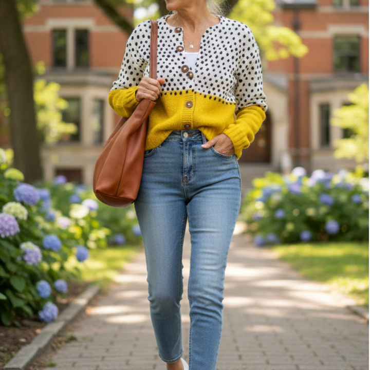 Mila | Buttoned Cardigan Sweater