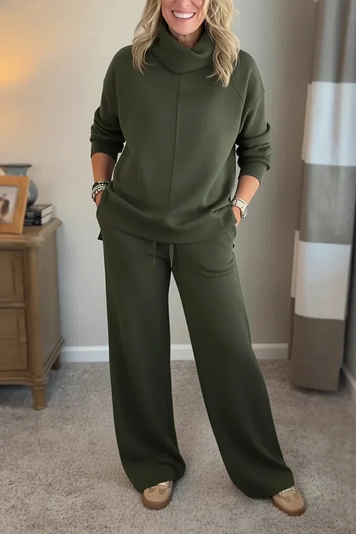 Colleen™ | Casual Turtle-neck 2 Piece