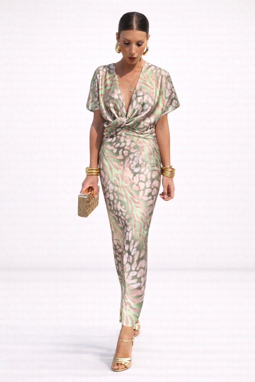 Nela | Elegant Wrap Maxi Dress