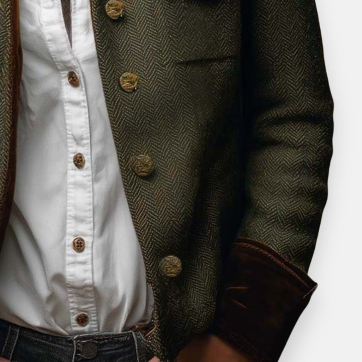 Corrie | Herringbone Tweed Jacket
