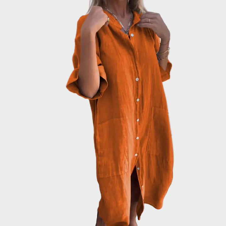 Valerie™ | Boho Shirt Dress