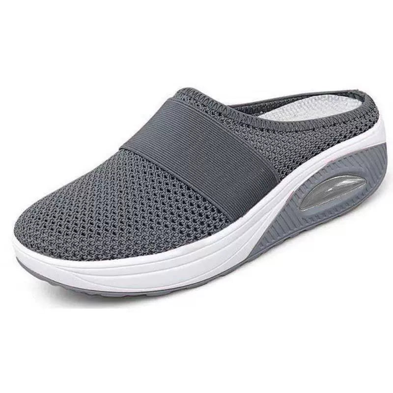 LOUISE BREATHABLE ORTHOPEDIC SLIP-ON MULES