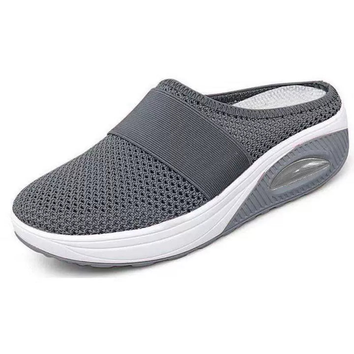 LOUISE BREATHABLE ORTHOPEDIC SLIP-ON MULES