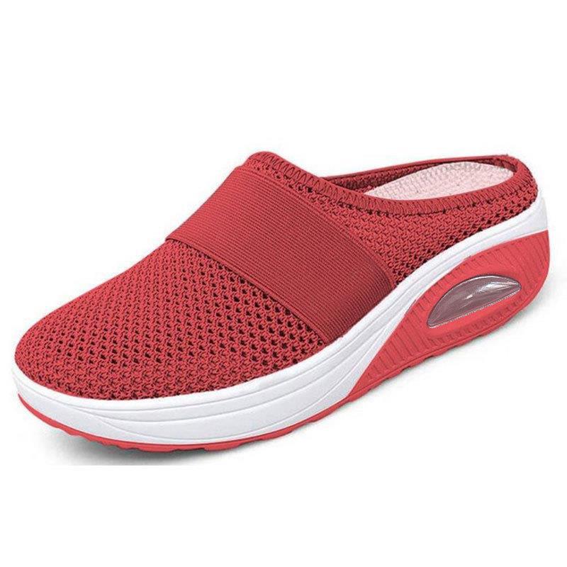 LOUISE BREATHABLE ORTHOPEDIC SLIP-ON MULES
