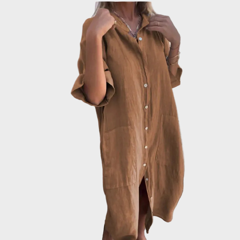 Valerie™ | Boho Shirt Dress
