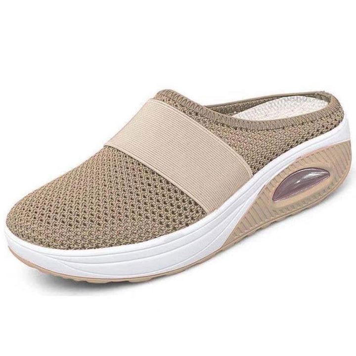 LOUISE BREATHABLE ORTHOPEDIC SLIP-ON MULES
