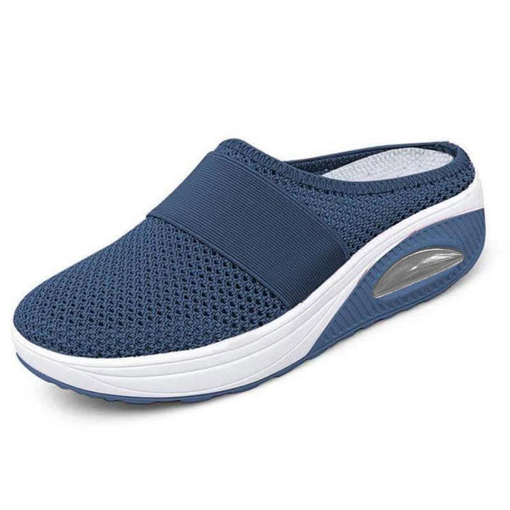 LOUISE BREATHABLE ORTHOPEDIC SLIP-ON MULES