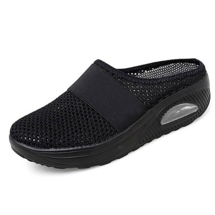 LOUISE BREATHABLE ORTHOPEDIC SLIP-ON MULES