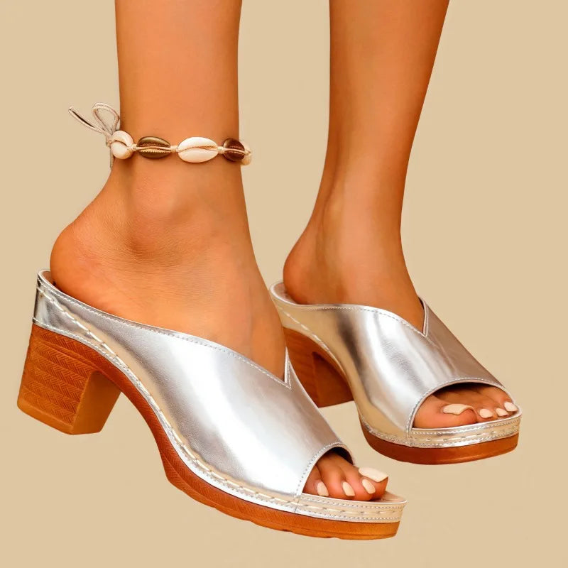 Leola Block Heel Sandals