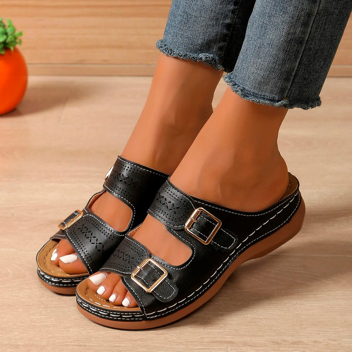 Dorothy | Orthopedic Double-Buckle Sandals