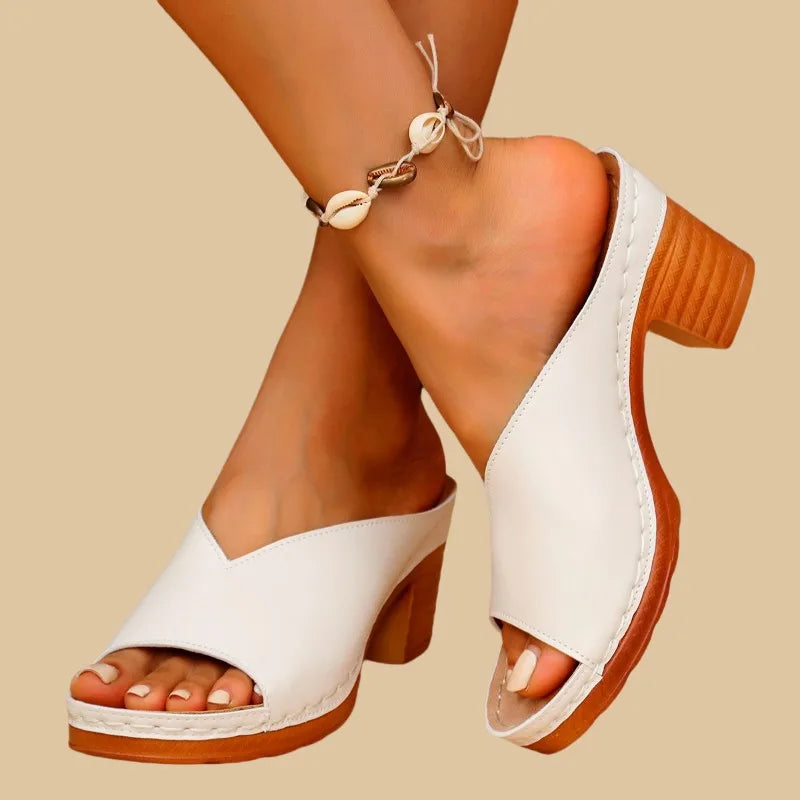 Leola Block Heel Sandals