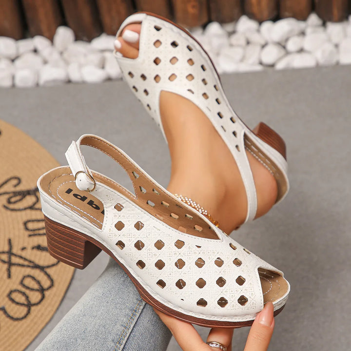 Patricia | Elegant Block Heel Sandal
