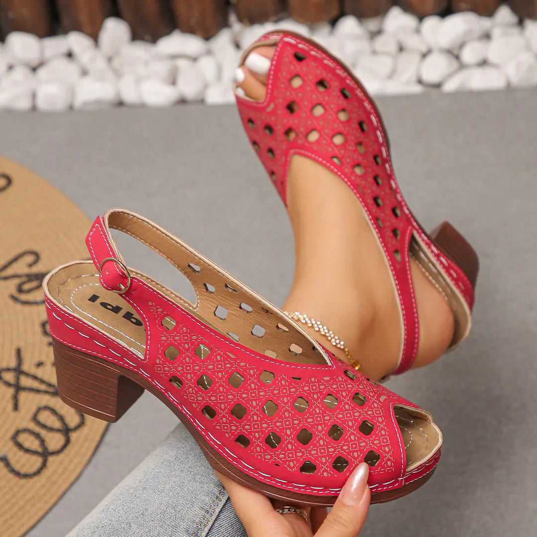 Patricia | Elegant Block Heel Sandal