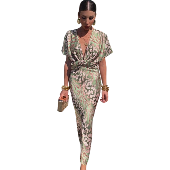 Nela | Elegant Wrap Maxi Dress