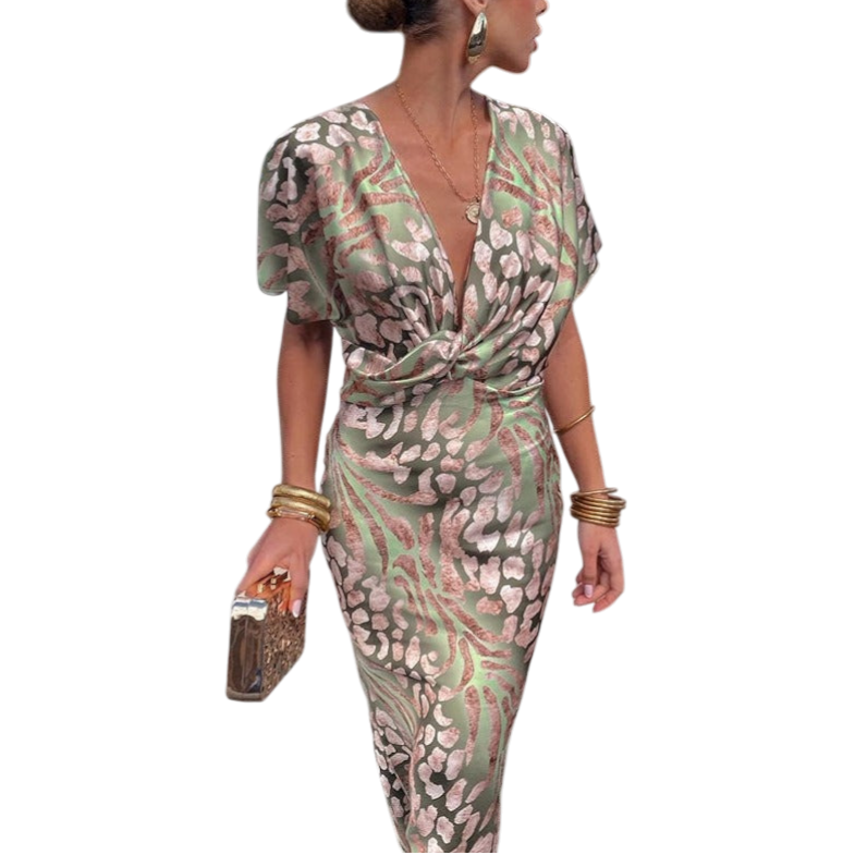 Nela | Elegant Wrap Maxi Dress
