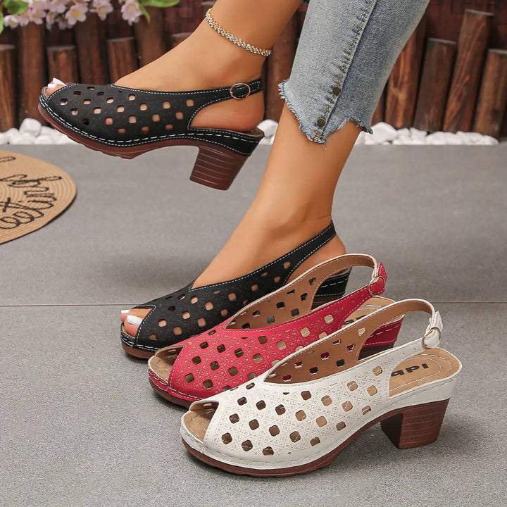 Patricia | Elegant Block Heel Sandal