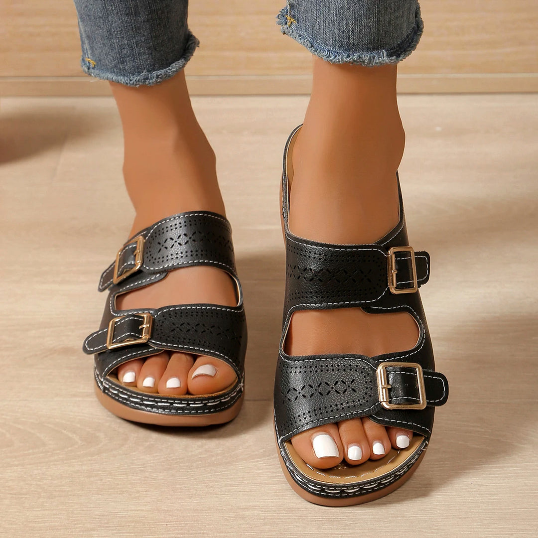 Dorothy | Orthopedic Double-Buckle Sandals