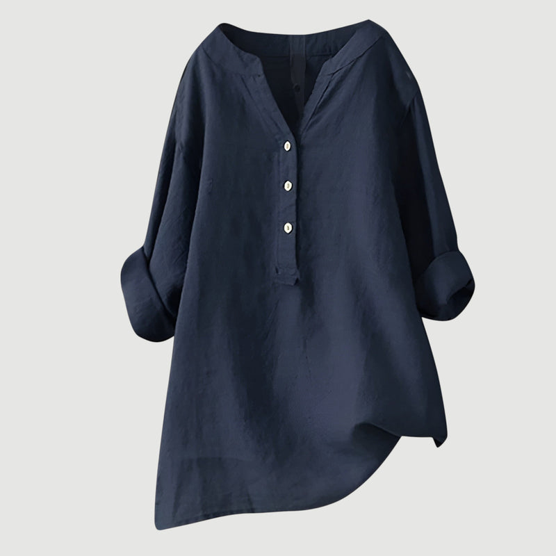 Johanne - Elegant Button-Up Blouse