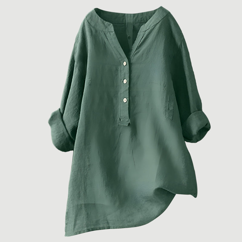 Johanne - Elegant Button-Up Blouse