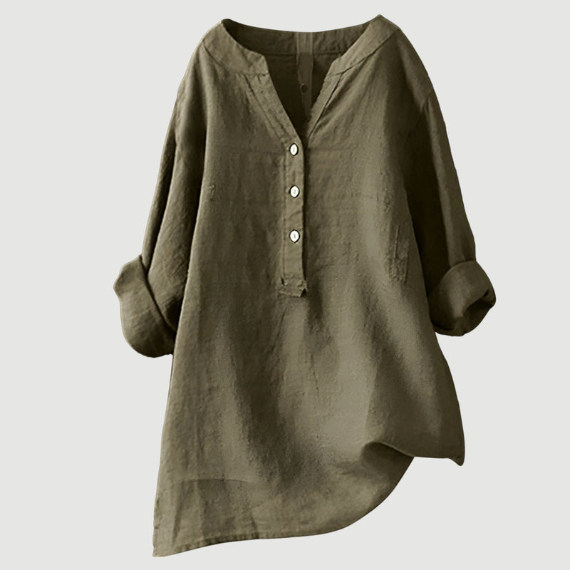 Johanne - Elegant Button-Up Blouse