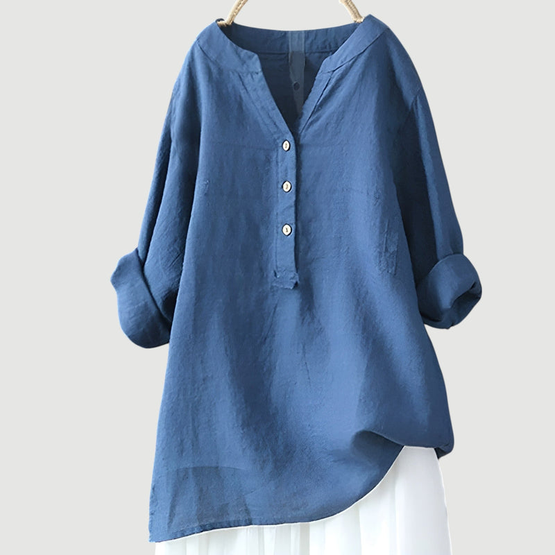 Johanne - Elegant Button-Up Blouse