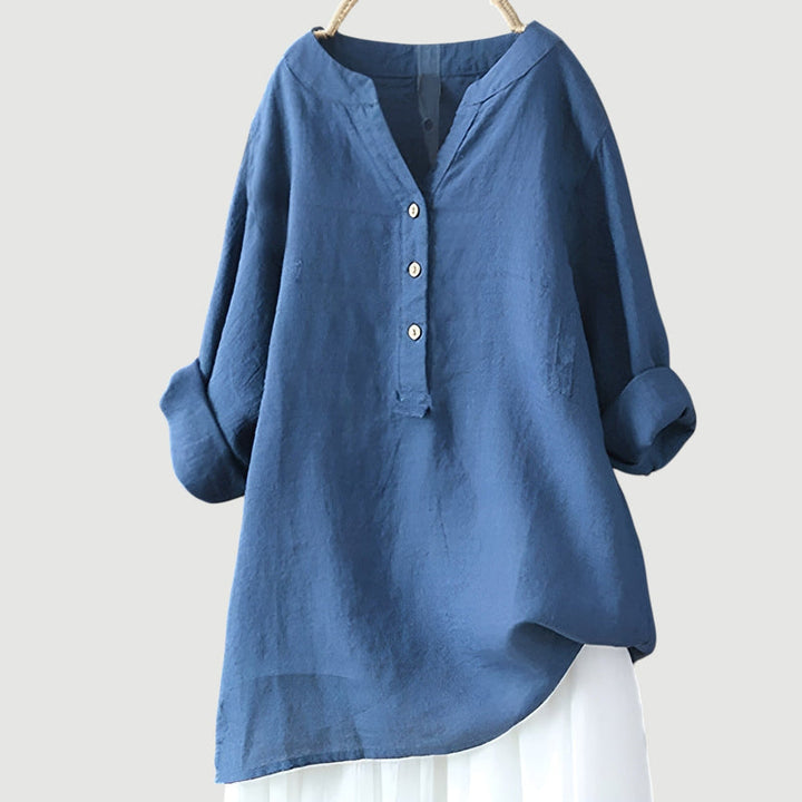 Johanne - Elegant Button-Up Blouse