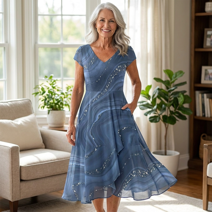 Aubrielle™ | Flowing Midi Dress
