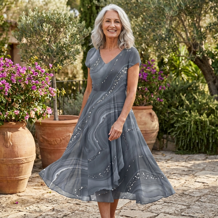 Aubrielle™ | Flowing Midi Dress