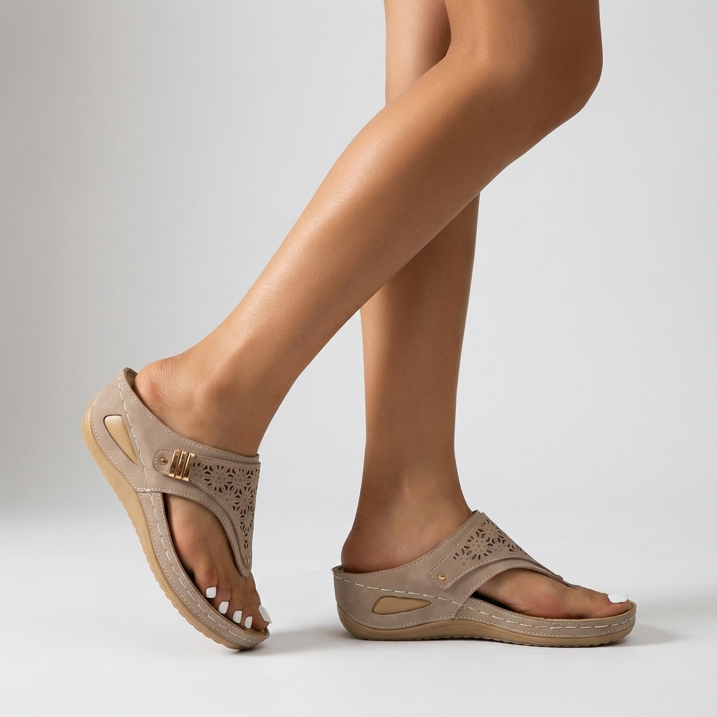 Gillian | Bohemian Wedge Sandals with Orthopedic Support