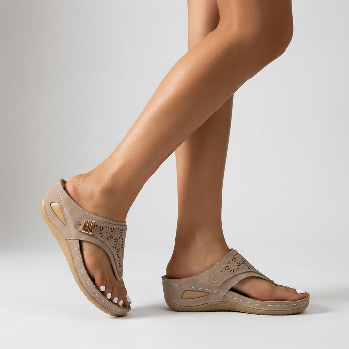Gillian | Bohemian Wedge Sandals with Orthopedic Support