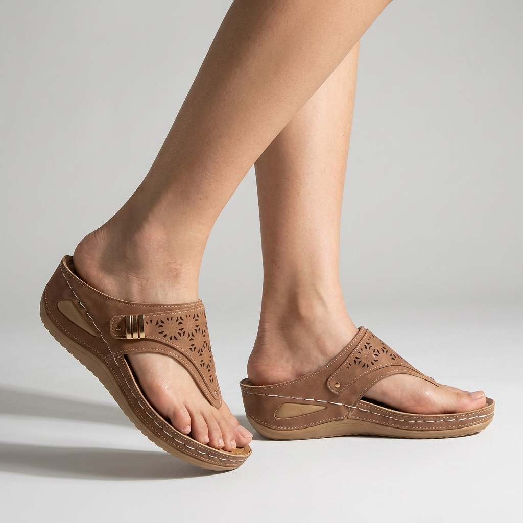 Gillian | Bohemian Wedge Sandals with Orthopedic Support
