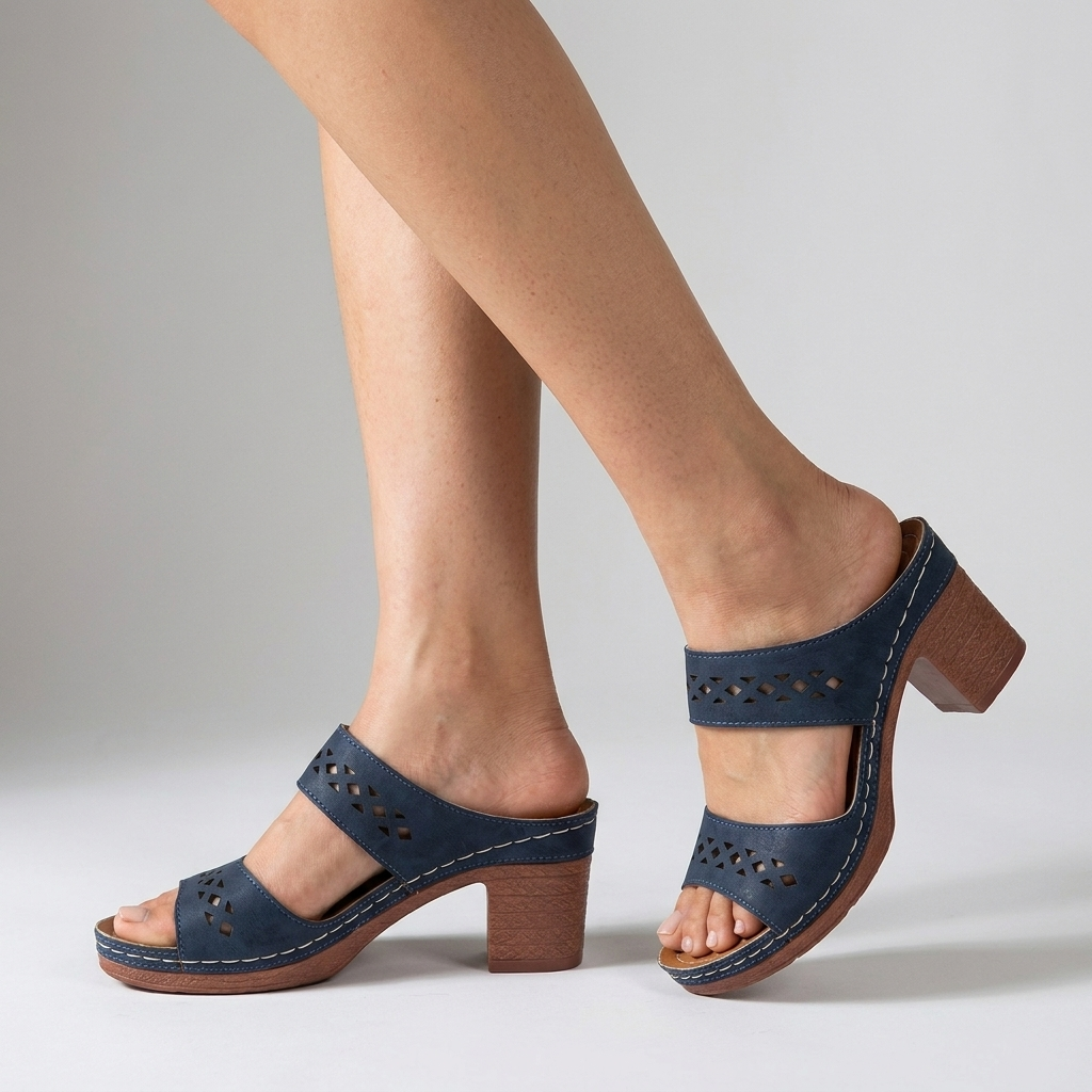 Linda | Block Heel Orthopedic Sandals