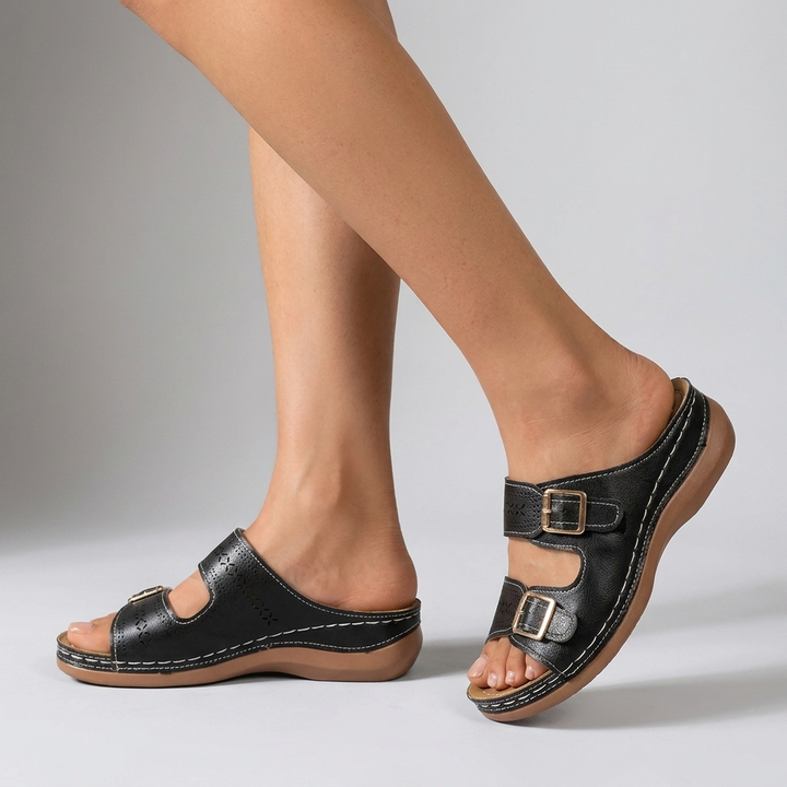 Dorothy | Orthopedic Double-Buckle Sandals