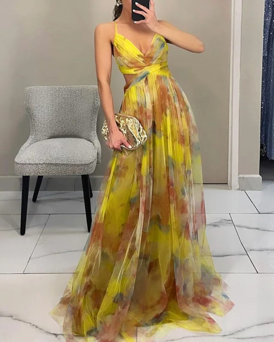 Grace™ | Romantic Floral Maxi Dress
