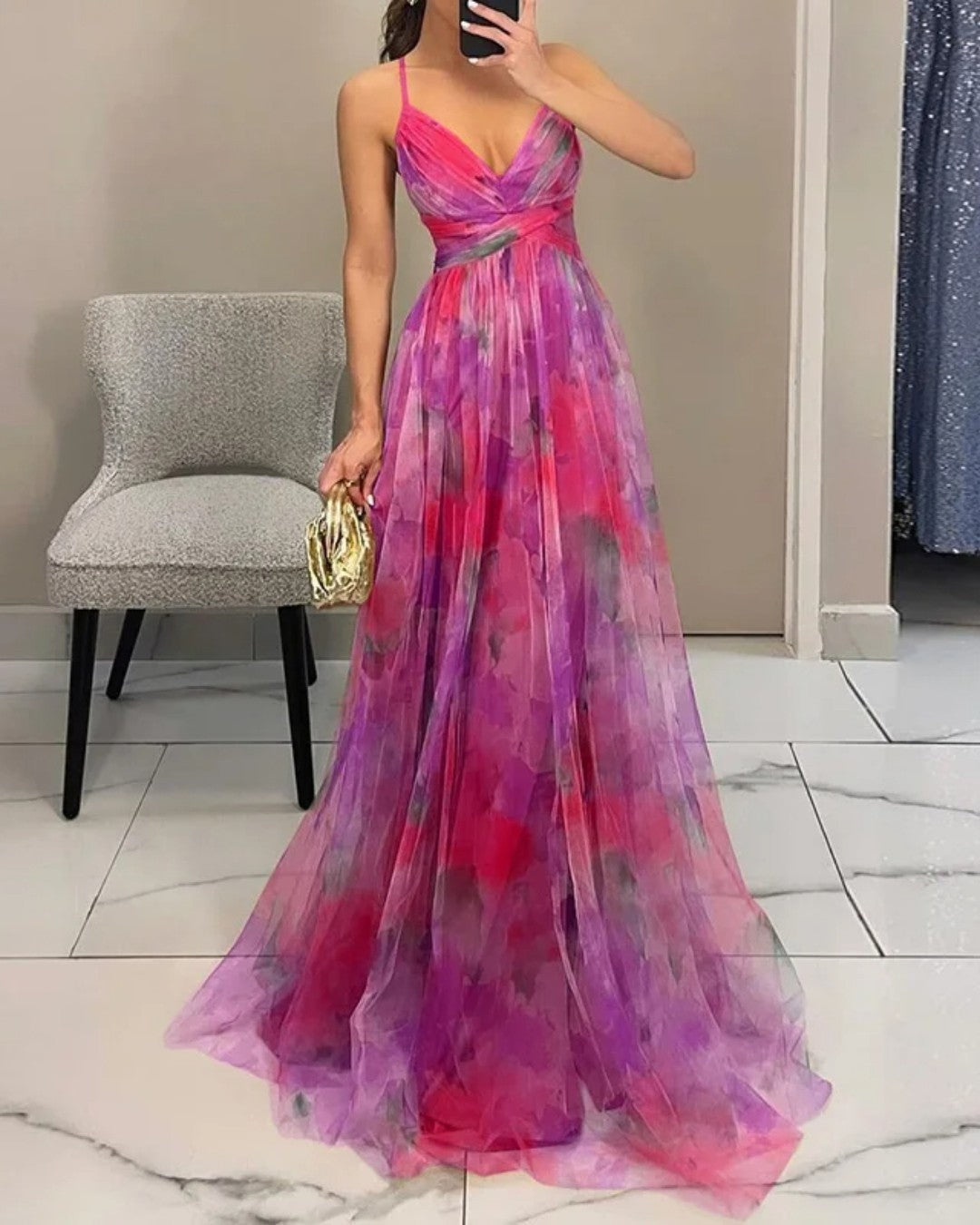 Grace™ | Romantic Floral Maxi Dress