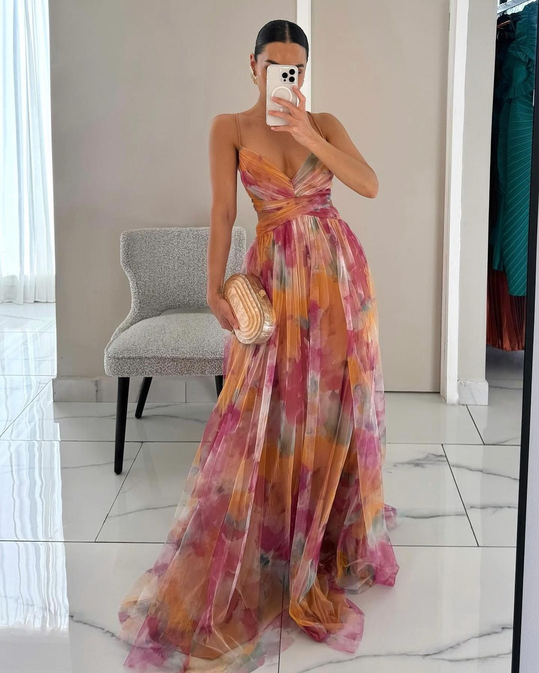 Grace™ | Romantic Floral Maxi Dress