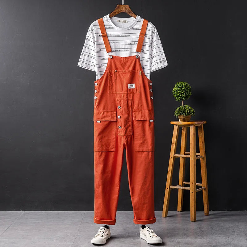 Matas - Dungarees With Cargo Pockets And Straight Legs