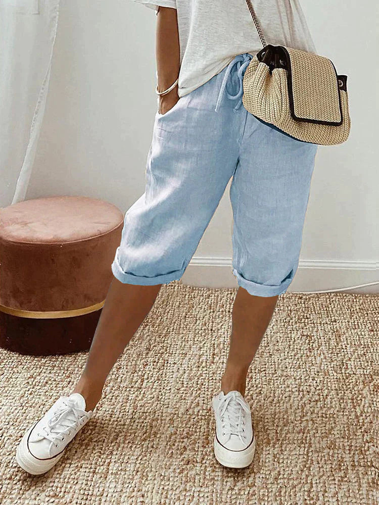Claire - Cotton Shorts for Women