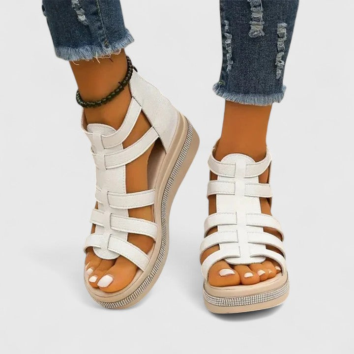KENDALL | ORTHOPEDIC STRASS SANDALS
