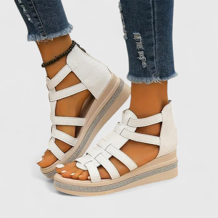 KENDALL | ORTHOPEDIC STRASS SANDALS