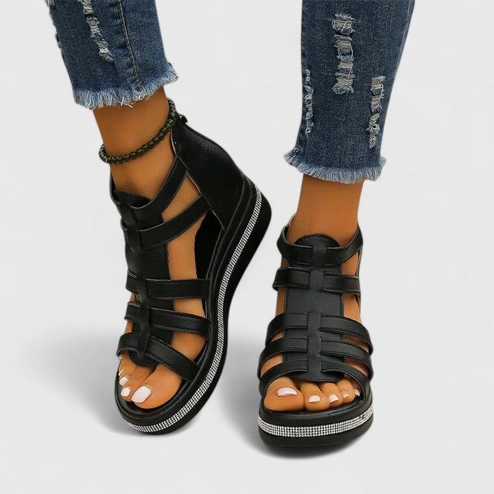 KENDALL | ORTHOPEDIC STRASS SANDALS